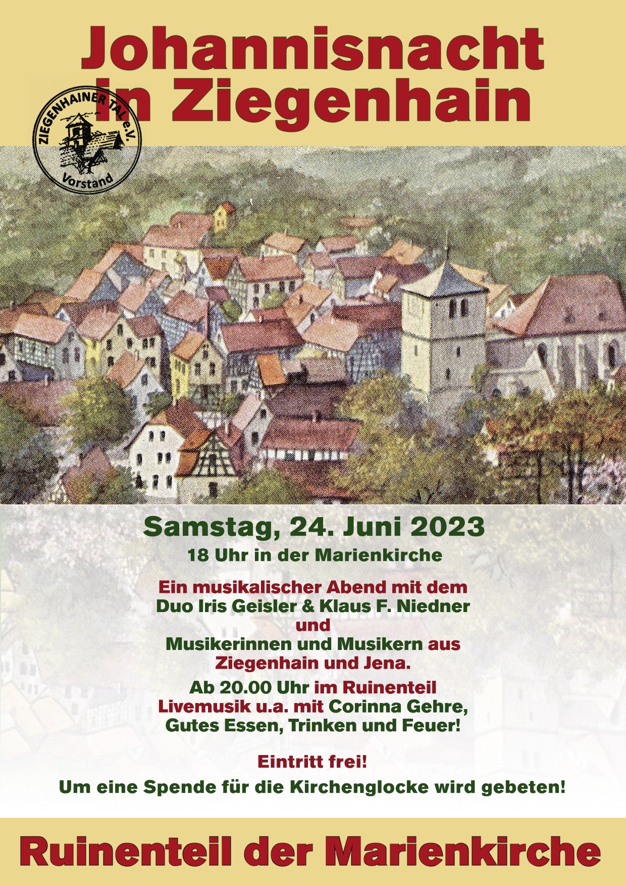 2023 Johannisnacht mit Spiegelung